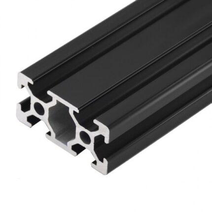 Aluminum Profile 2040 V-Slot Black 1m