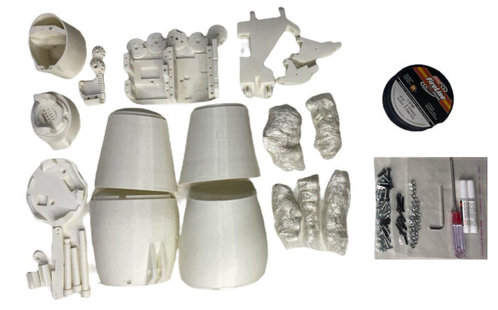 InMoov Humanoid Full Right Arm Kit - Image 2