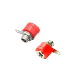 Banana Plug Short 4mm Female -Red Color