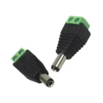 Male DC Power Plug to 2-Pin Screw Terminal