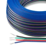 Connector Cable Wire 4Pin 28AWG (1Meter) For RGB LED Strip