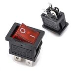 Rocker Switch ON/OFF 4Pin 6A with lamp