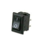 Mini Rocker Switch ON/OFF 2Pin 3A Black