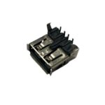 Female USB Connector Type (A) DIP black