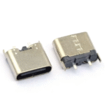 USB Type C 2 Pin Jack Connector Female Socket Vertical