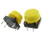 Omron Press Button Cap12x12 (Yellow)