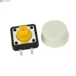 Omron Press Button Cap12x12 (White)