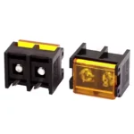 Barrier Terminal Block 2 Pin with Cover 300V/30A 9.5mm Pitch HB9500SS