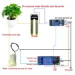 Automatic irrigation module DIY kit soil moisture detection