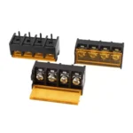 Barrier Terminal Block 4 Pin with Cover 300V/25A 9.5mm Pitch