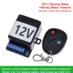 2-Way (12V) 433M wireless remote control switch electric door control switch