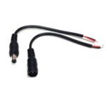 5.5 x 2.1mm DC Jack Connector Pair with Male and Female Wire