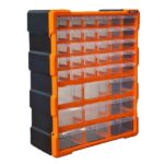 39 Clear Plastic Drawer Set ( Orange )