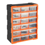 18 Clear Plastic Drawer Set ( Blue )
