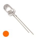 Led Orange Color (5mm) Transparent