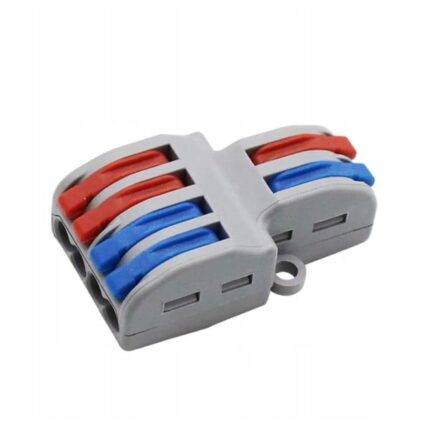 WAGO SPL-42 Panel-Mount Wire Connector 2 In 4 Out