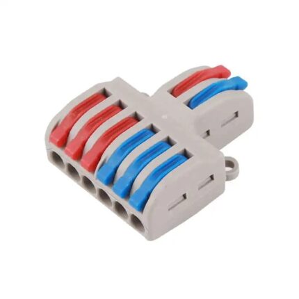 WAGO SPL-62 Panel-Mount Wire Connector 2 In 6 Out