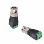 BNC Male Plug To 2pin Screw Terminal Block