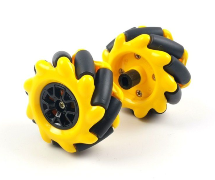 Mecanum Wheel 60mm R+L 2PCS with Coupling