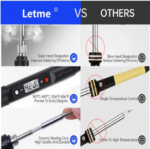 Soldering Iron 220V 60W Digital Display (936H ) - Image 2