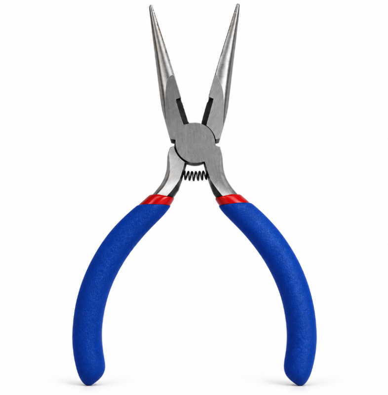 TNI-U TU-502 Long Nose Pliers 5 Inch Blue