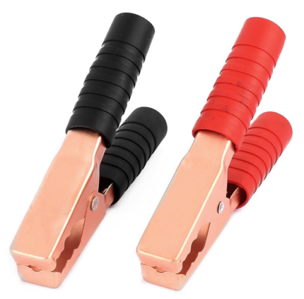 150A Battery Alligator Clamps red and black 2pcs