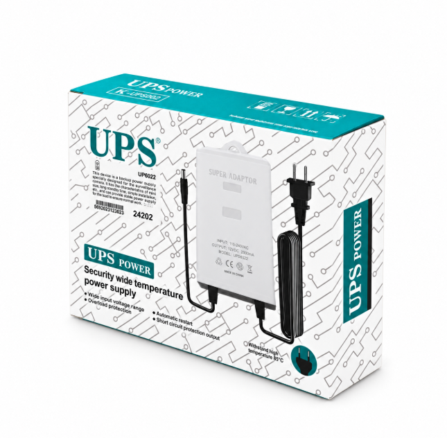 12V 2A Outdoor UPS Power Supply 1200mAh
