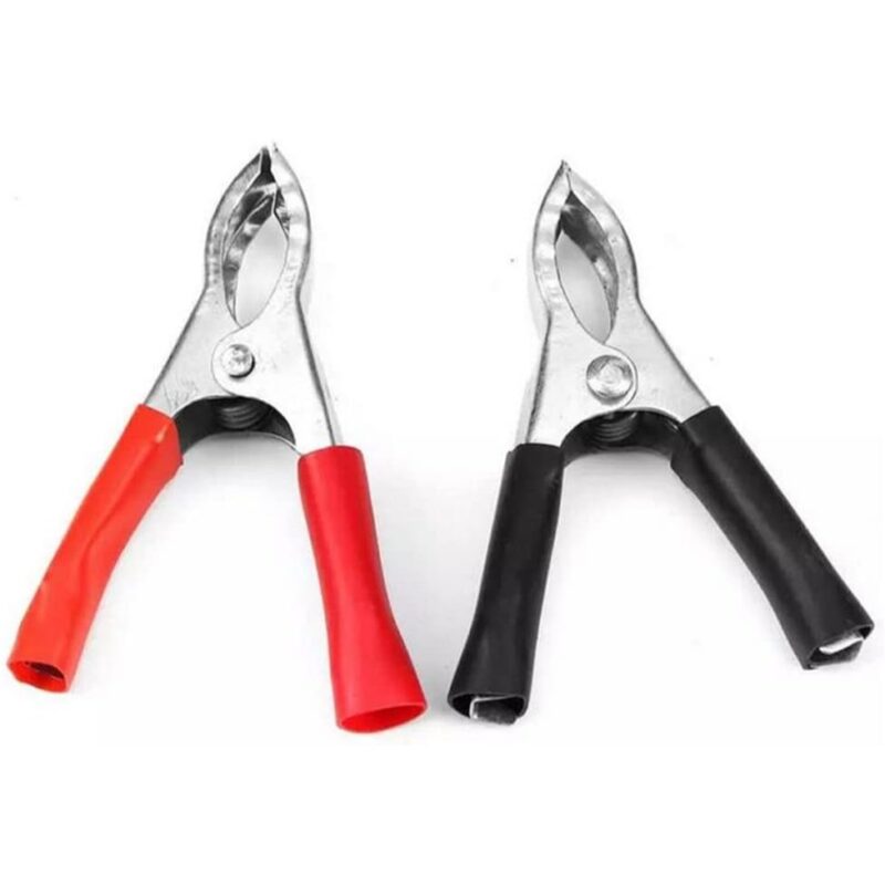 50A Battery Alligator Clamps red and black 2pcs